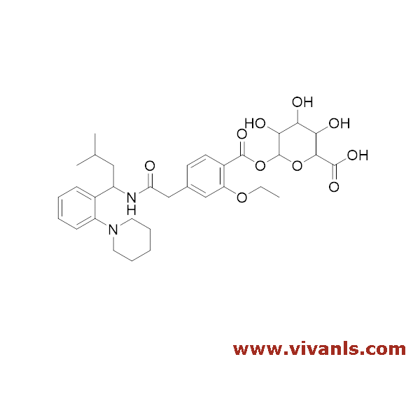 Glucuronides-Repaglinide acyl beta D glucuronide-1654755824.png